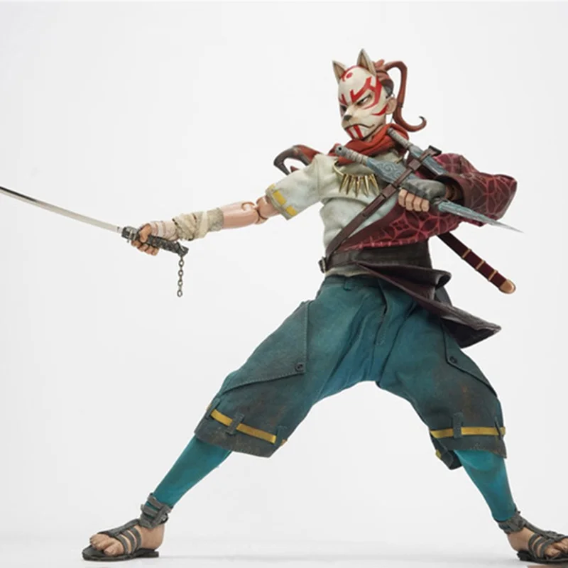 

In Stock DAMTOYS x AX2 STUDIO 1/6 INU & SARU Ninkyo Seiji Figure Model AX001 12'' Soldier Action Figure Body Full Set Dolls