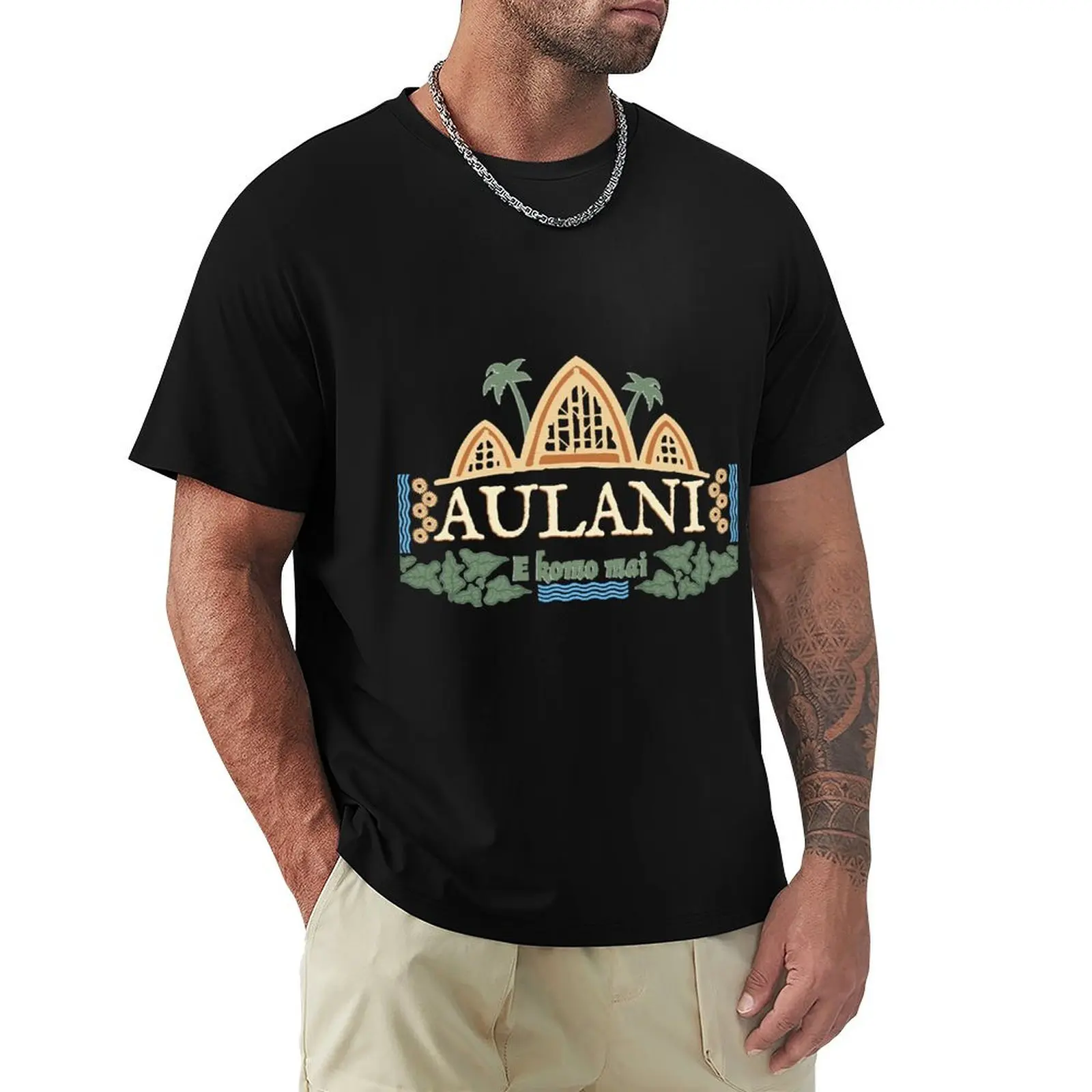 Фото Футболка Aulani Resort DVC Owner Design, повседневная, свободного кроя, с коротким рукавом, для мужчин. №1
