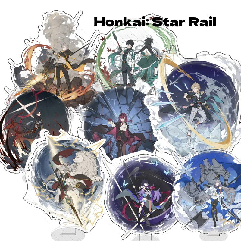 

MiHoyo New Game Honkai: Star Rail Blade Bronia Hill Acrylic Stand Model Plate Desk Bedroom Decortion Cosplay Fans Friend Gifts