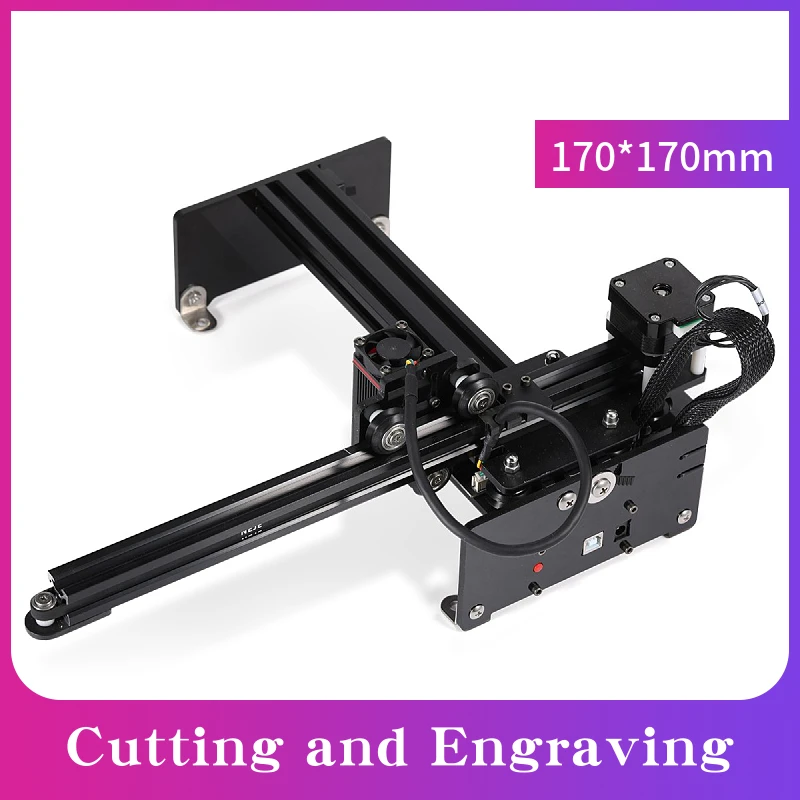Newest NEJE MASTER 7W High Speed Mini CNC Laser Engraving Machine Printer for Metal/Paper/Plastics/Leather enlarge