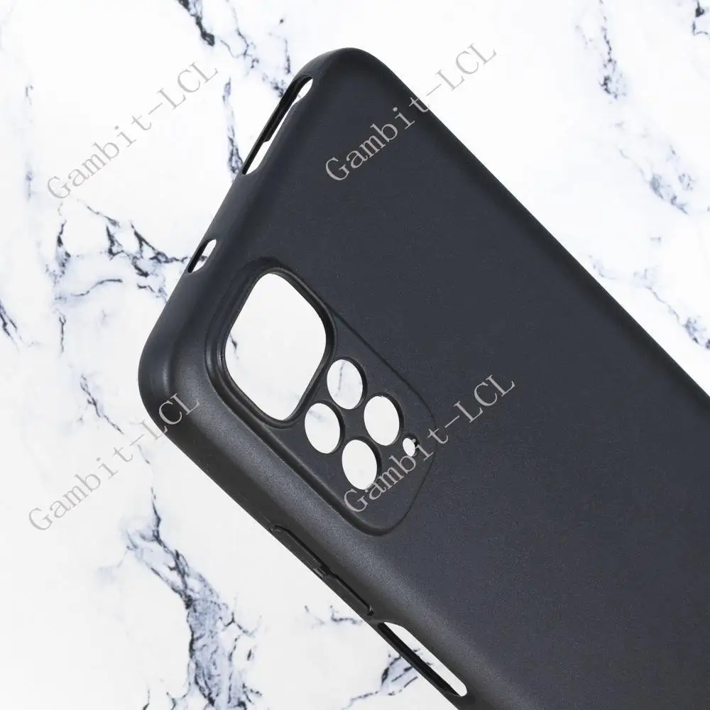 Фото Силиконовый защитный чехол-накладка для Xiaomi Redmi Note 11 4G Global 6,43 дюйма 2201117TG, 2201117TI, мягкий чехол из ТПУ №2