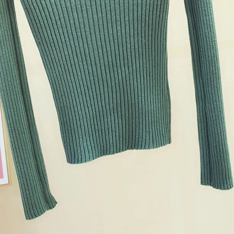 Тонкий вязаный свитер женские свитера с длинным рукавом осень 2023 женская одежда