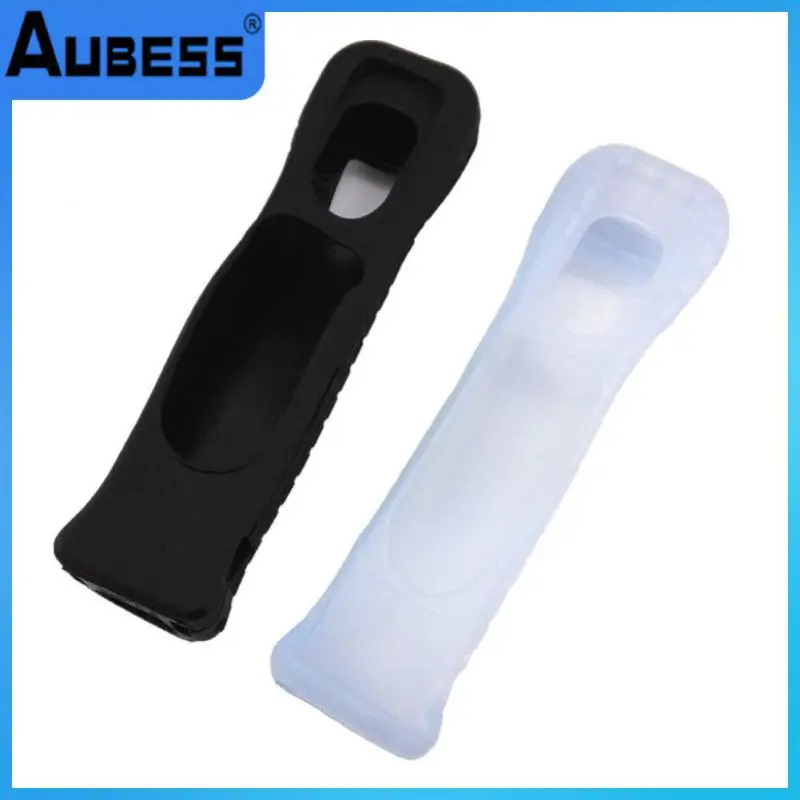 

Soft Skin Shell Portable Silicone Remote Silicone Case For Wii Remote Contoller Replacement Case Cover Skin Hight Quality Black