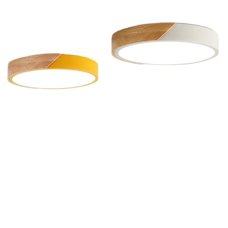 

New 2022 hot crude wood Ceiling Light for Say goodbye to space suppression thinner and more sense of space