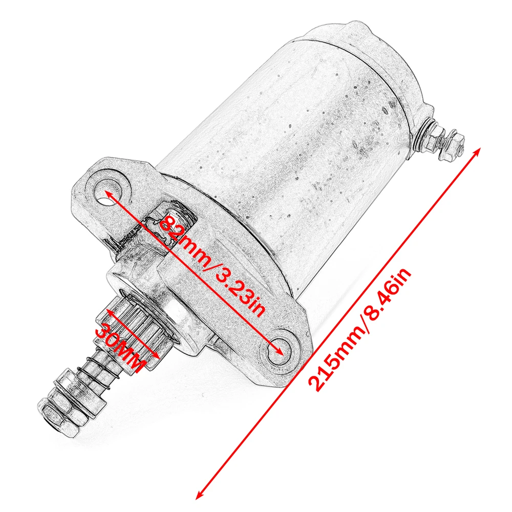 Стартер для Yamaha 20hp 25hp 45hp F20A F25 F25A F45A T25 FT25B Mariner Mercury 25E 25EH 25EL 25ELH 25ELPT B/F 4-тактный