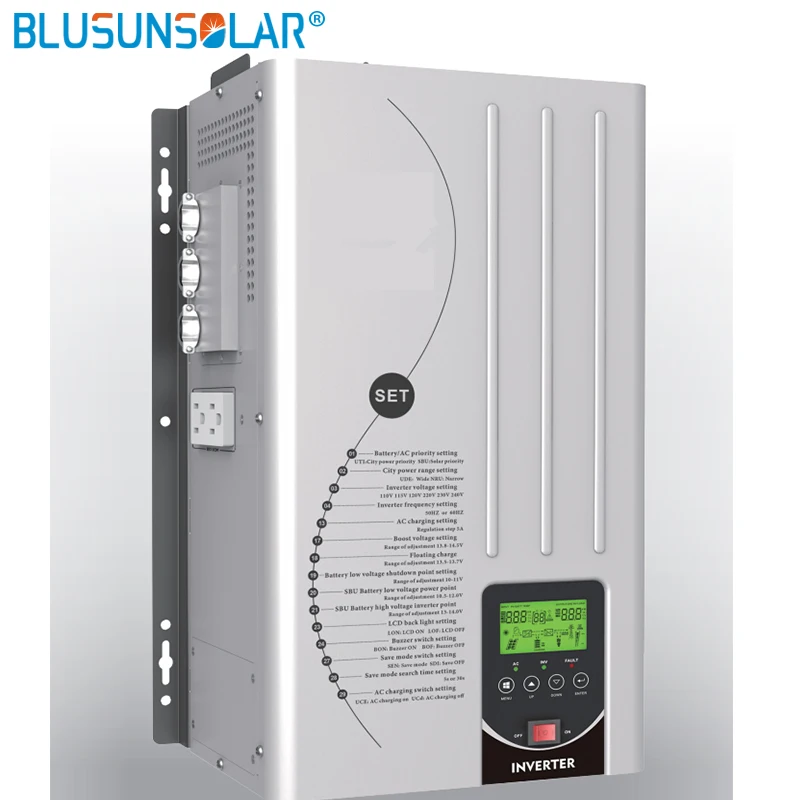 

Off grid Inverter 5000W 110Vac/220Vac Pure Sine Wave Inverter AC Charger