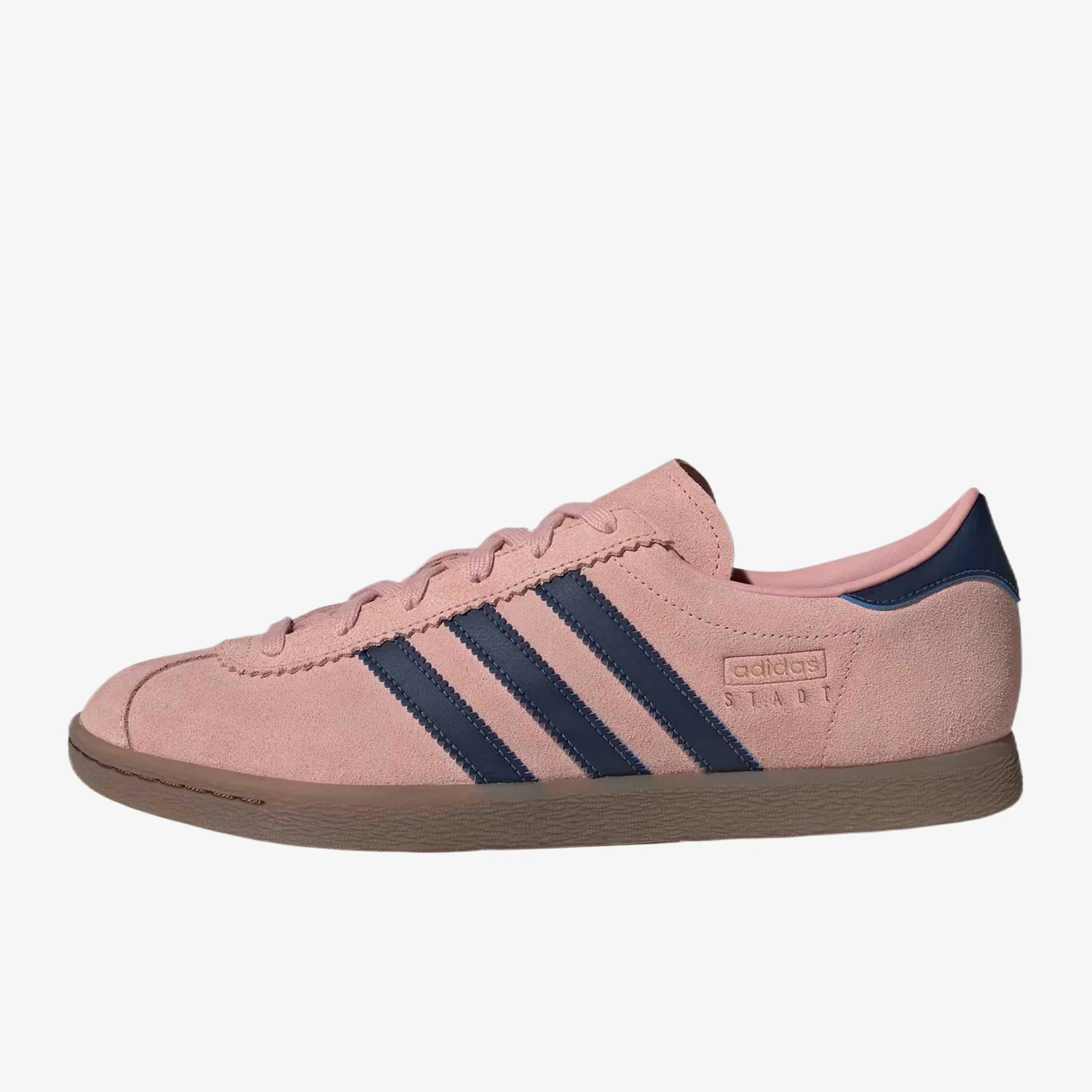Фото Оригинальные мужские повседневные кроссовки Adidas Clover Stadt, розово-синие, модель JQ9010. №1