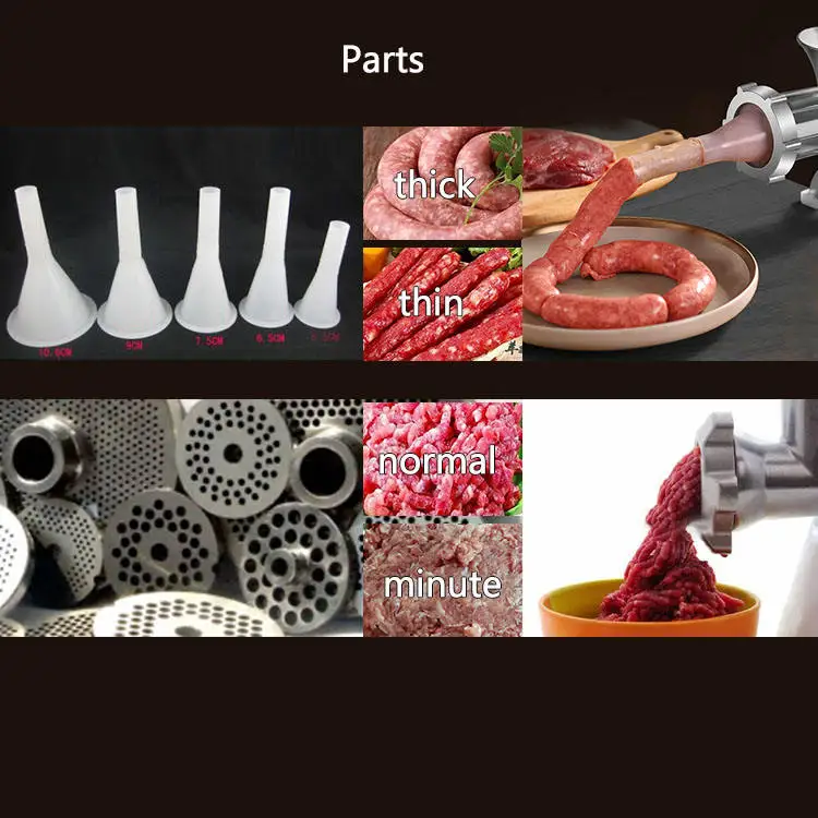 Коммерческая и бытовая многофункциональная электрическая мясорубка слайсер WG12