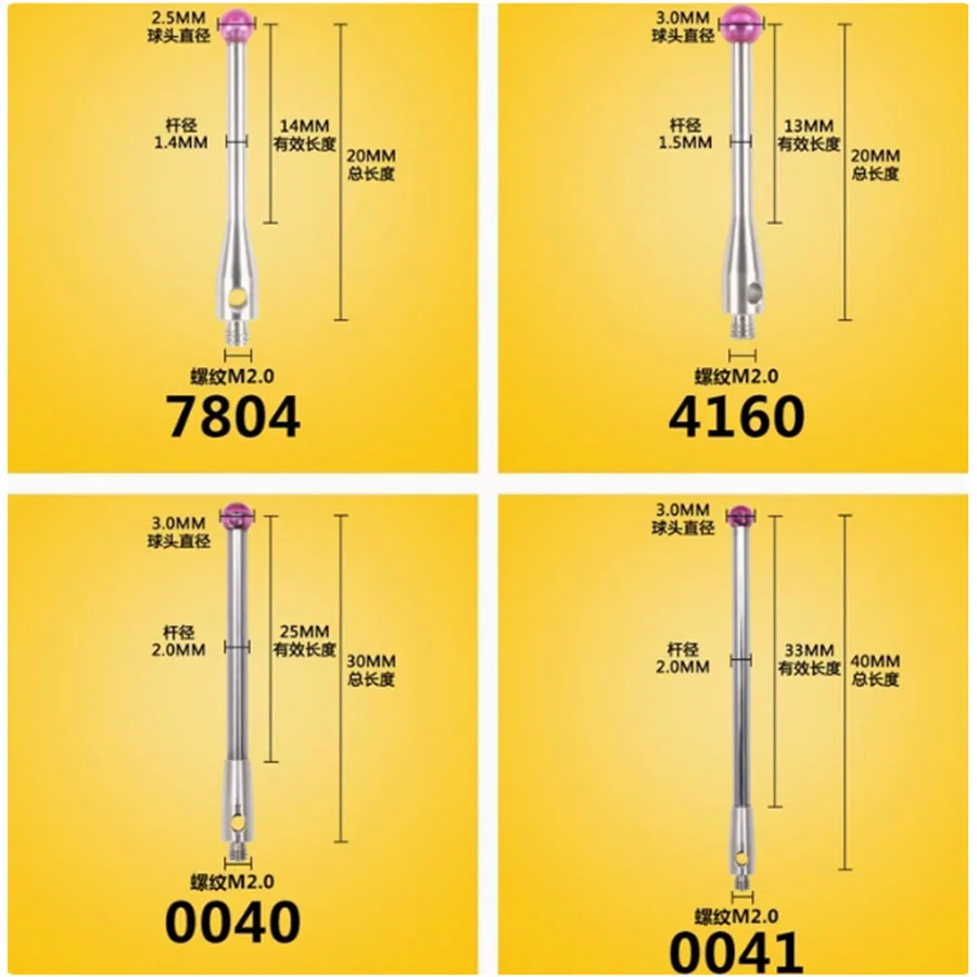 M2M3 Renishaw Coordinate измерительная игла Рубиновая 0 5/1 0/1 5/2 0/3 аксессуары для станков с