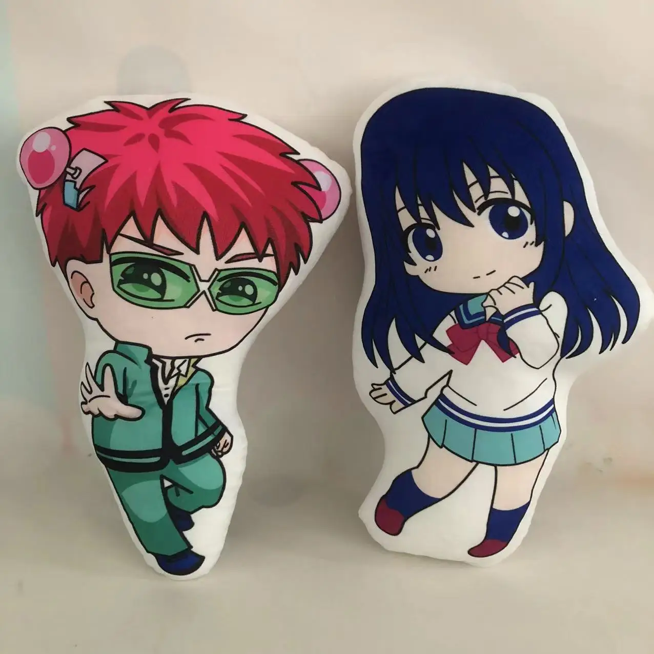 

45cm The Disastrous Life of Saiki K. Saiki Kusuo Plush Toys Cute Soft Stuffed Pillow Dolls For Kid Birthday Christmas Gift