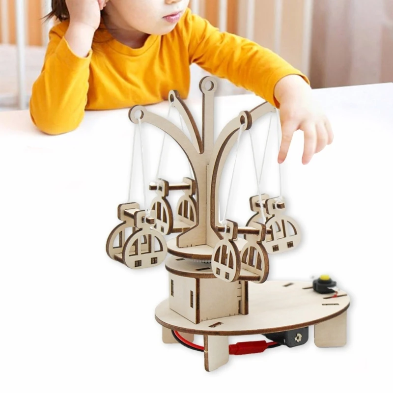 Набор 3D-пазлов &quotРуки на дереве&quot Вращающийся стул для поставок научных