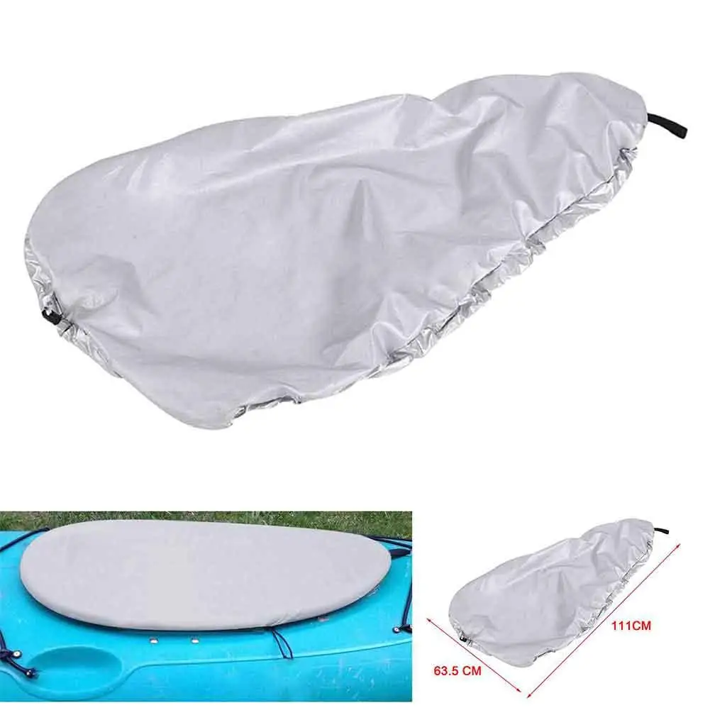 

Kayak Cockpit Cover Waterproof Shield Adjustable Paddle Board Dust Sunblock Protector for Outdoor Storage Transportation