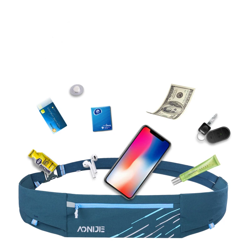 AONIJIE Ultralight Running Waist Bag Outdoor Sports Belt Bag Portable Fanny Pack Pockets For Camping Jogging Fitness Gym W8105