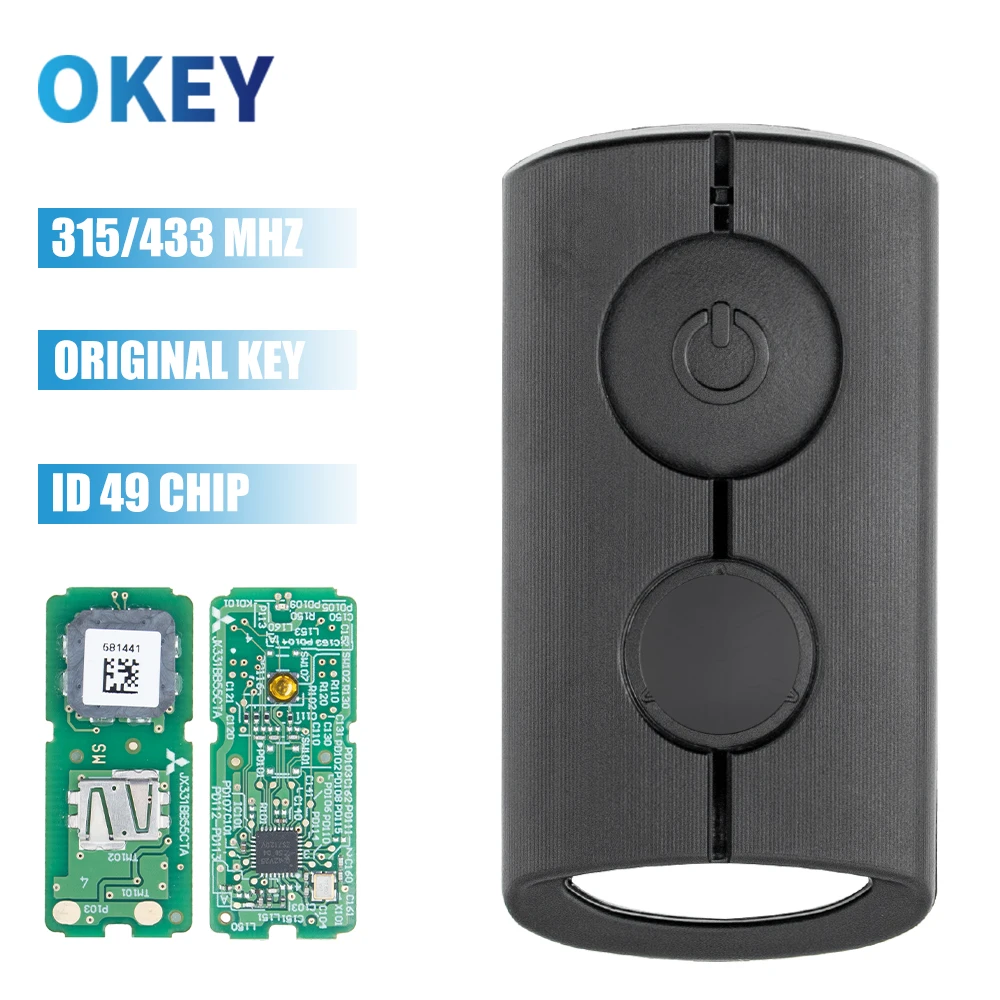 

Оригинальный ключ дистанционного управления Okey MK0018 для мотоцикла с чипом ID49 433,92 МГц для Yamaha NVX NVX155 XMAX XMAX300 QBIX AEROX JAUNS Fob