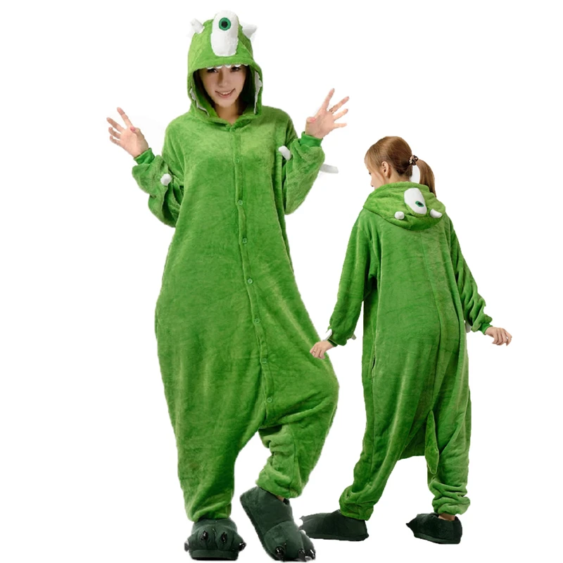 Onesie for Adults Women Cartoon Duck Lion Deer Seal Flannel Animal Pajamas Kigurumi Homewear Halloween Cosplay Party Costumes