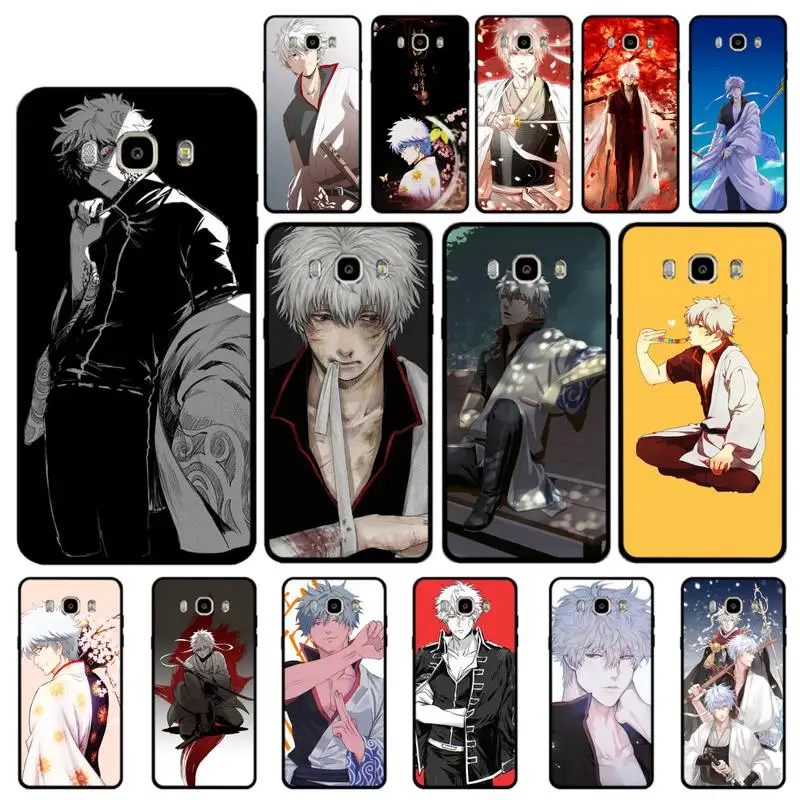 

MaiYaCa Japanese Comics Gintama Gintoki Sakata Phone Case for Samsung J 4 5 6 7 8 prime plus 2018 2017 2016 J7 core