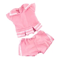 18in american doll pink top shorts set fashion clothes outfits accessories