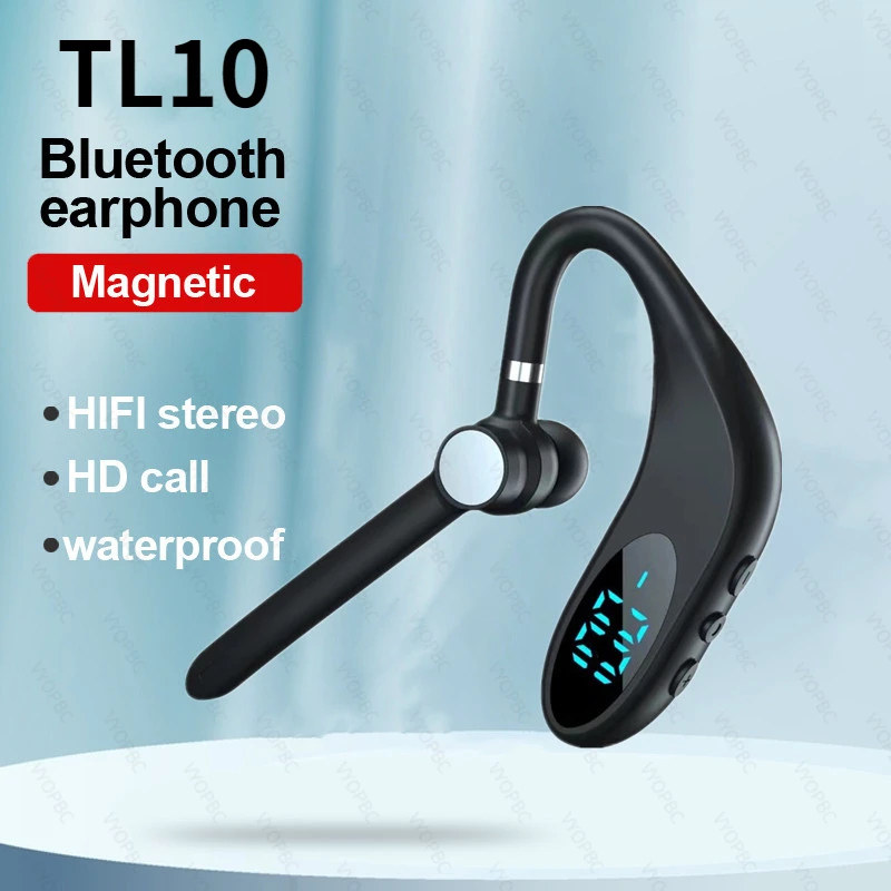 

Bluetooth-наушники Tl10, беспроводные наушники с микрофоном, Аудиофильные наушники, деловая гарнитура, наушники для iPhone, Samsung, Huawei, Xiaomi