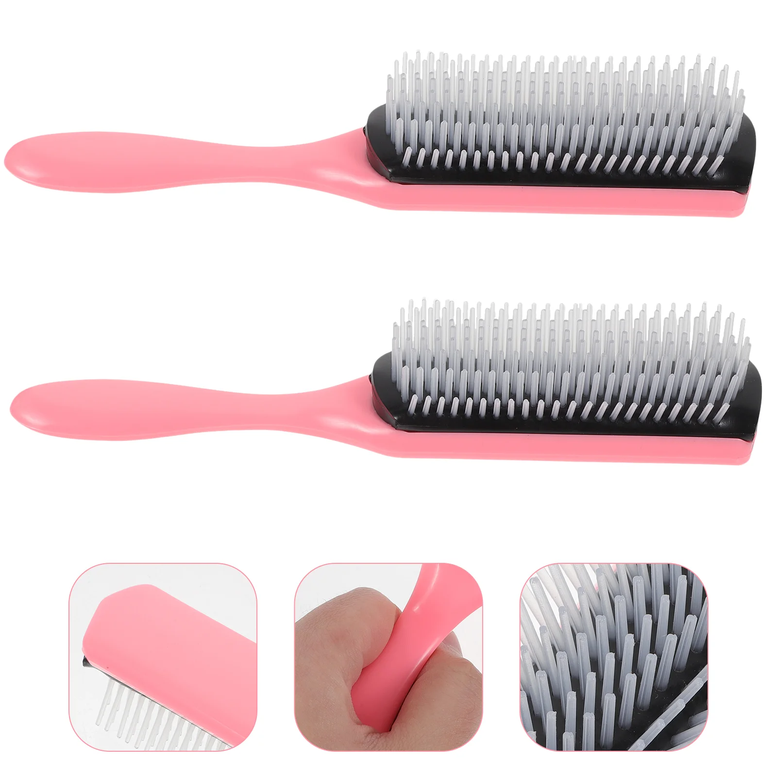 

2 Pcs Hair Salon Supplies Miss Hairbrush Curly Hairstylist Combs Hairdressing Tool