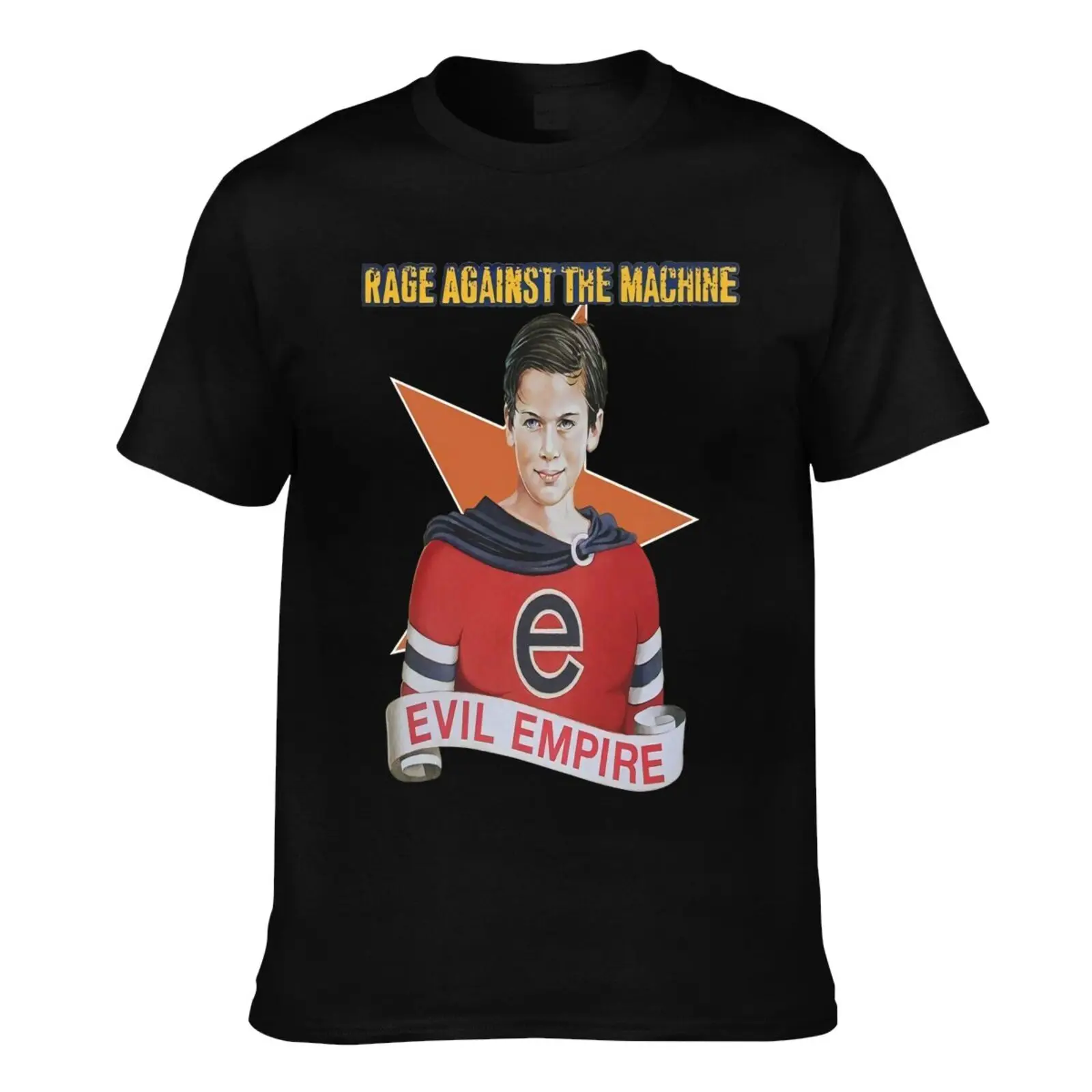 

Мужская футболка оверсайз с принтом Rage Against The Machine Evil Empire 1160
