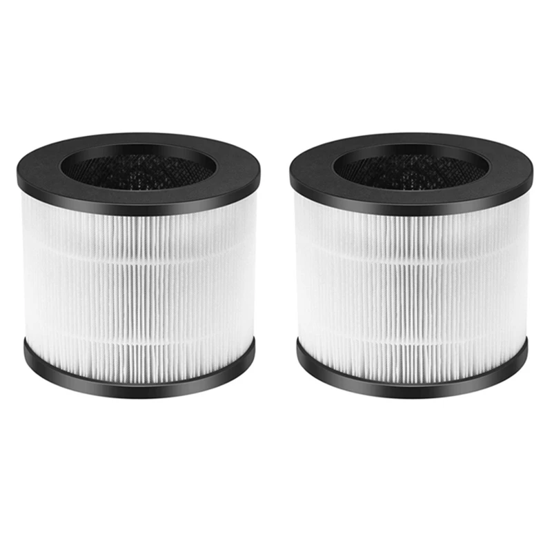 

2X 3-In-1 HEPA Filter For Medify MA-18 Air Purifier And Miko Air Purifier,True HEPA And Activated Carbon Filter