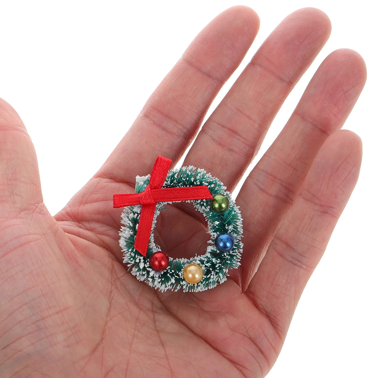 6 шт. Рождественский дом микро пейзаж украшения гирлянда игрушечный венок