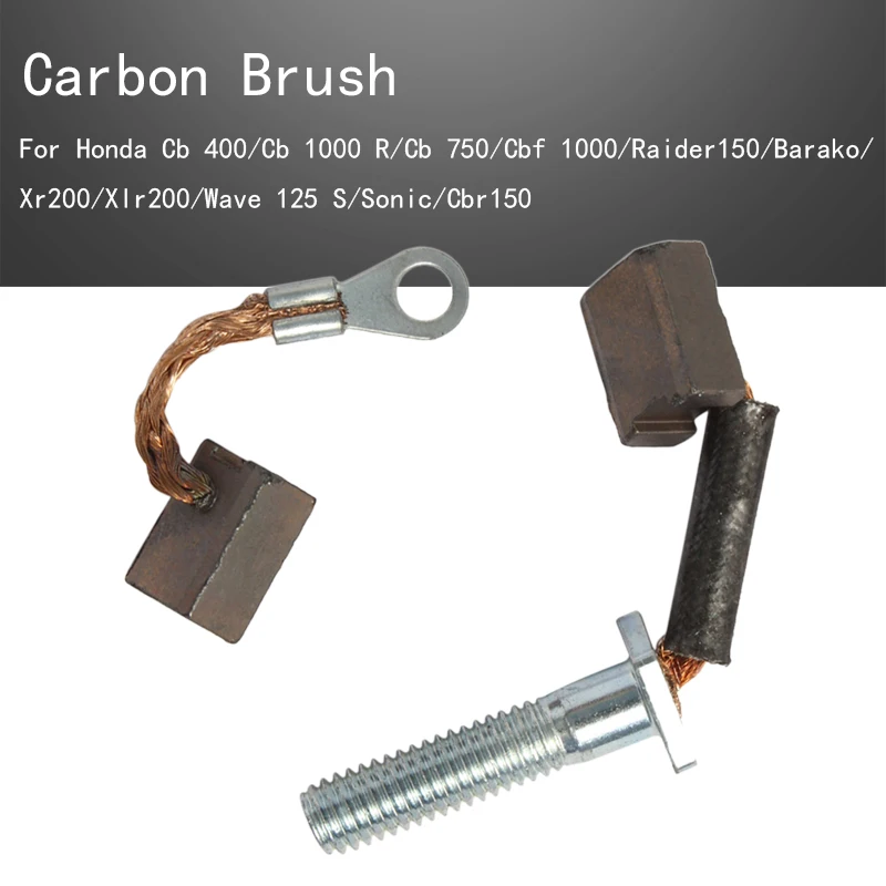 

Набор угольных щеток для Honda Cb 400/Cb 1000 R/Cb 750/Cbf 1000/Raider150/Barako/Xr200/Xlr200/Wave 125 S/Sonic/Cbr150