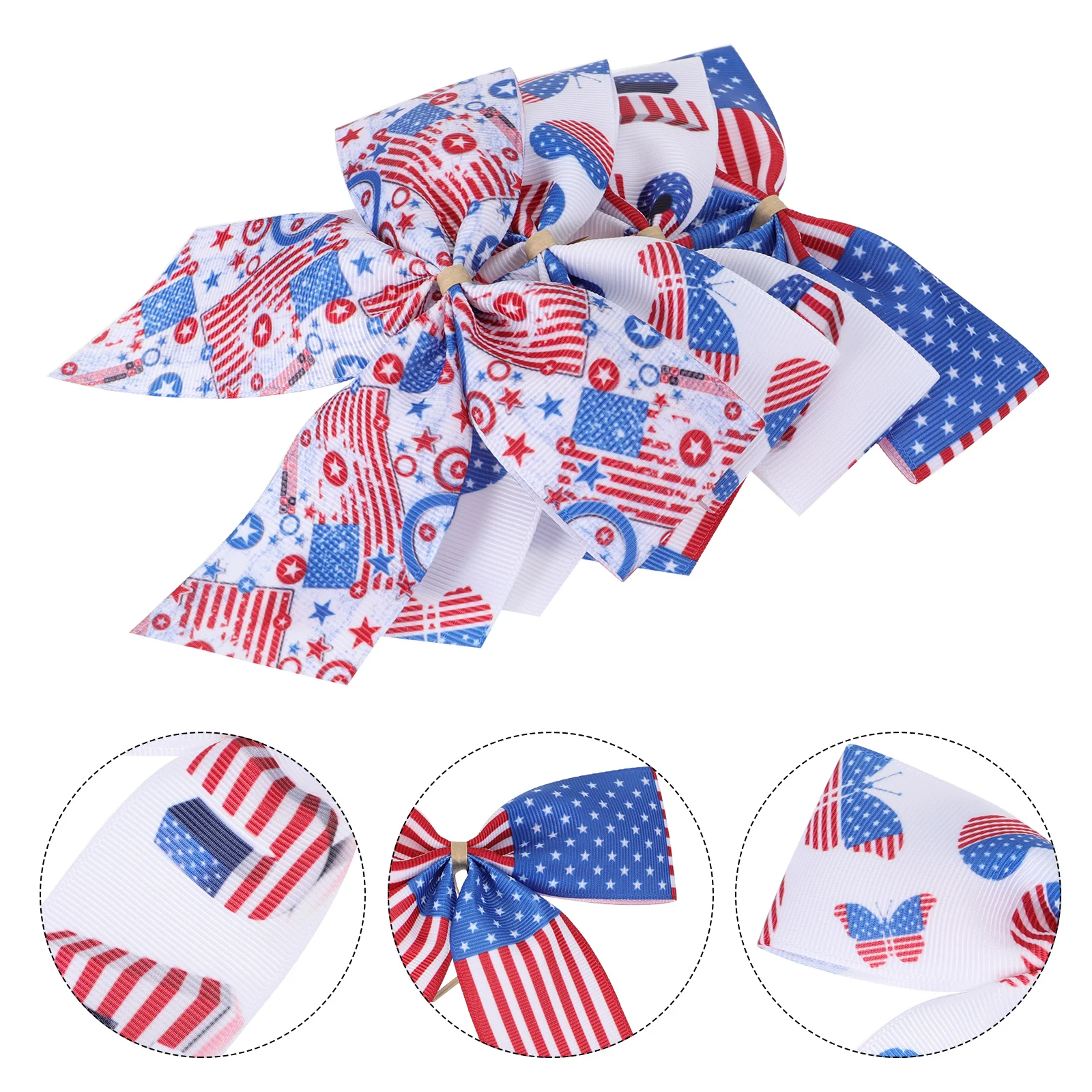 

12 шт., 1 набор, восхитительные аксессуары «сделай сам», изысканные украшения для дерева (красный, синий)