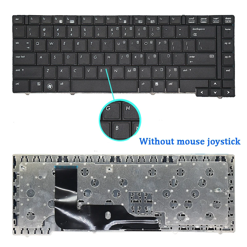 Новая Оригинальная клавиатура для ноутбука HP Compaq Elitebook 8440 8440W 8440P