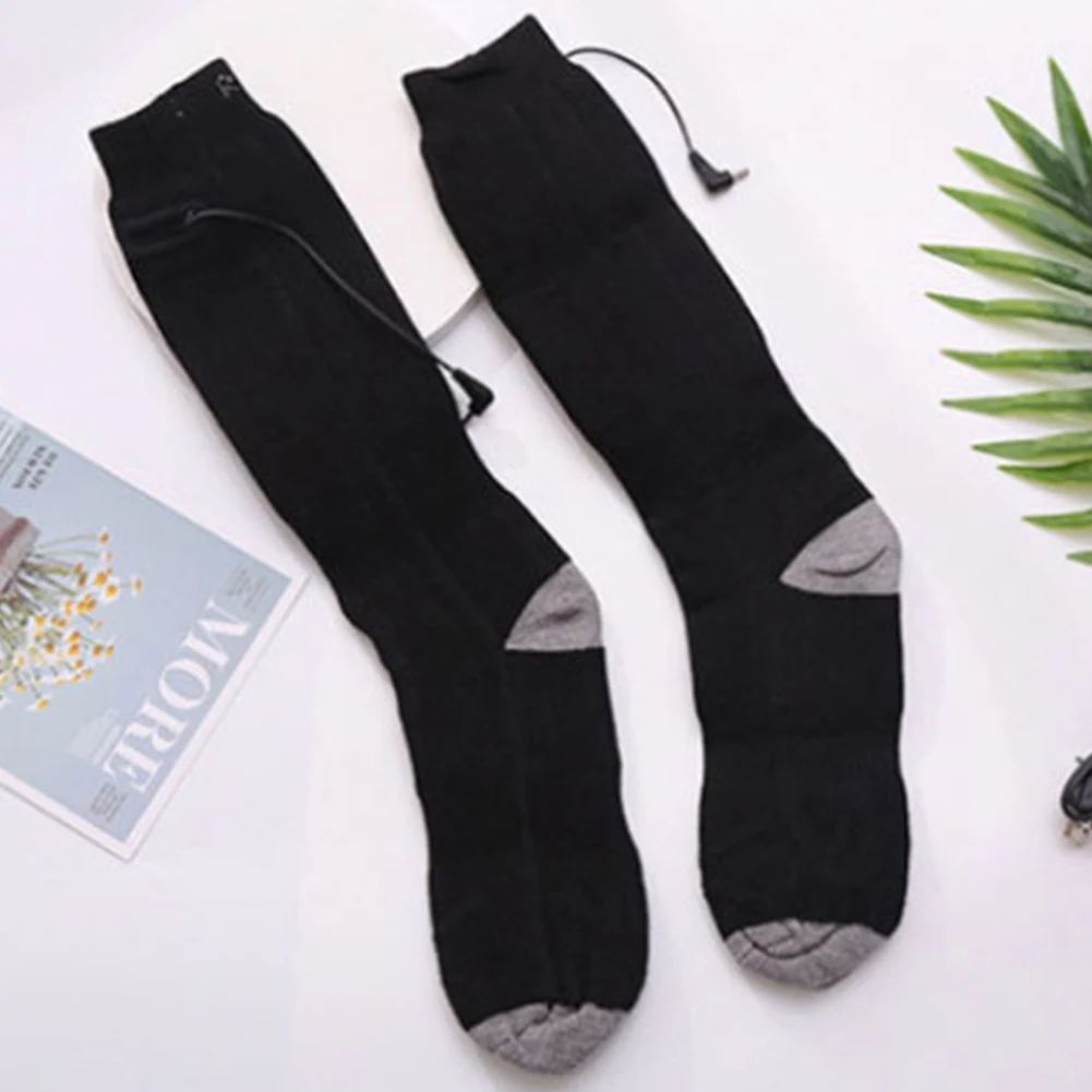 

Unisex Electric Heated Socks Breathable Foot Warm Socks Washable Rechargable for Outdoor Camping Hiking