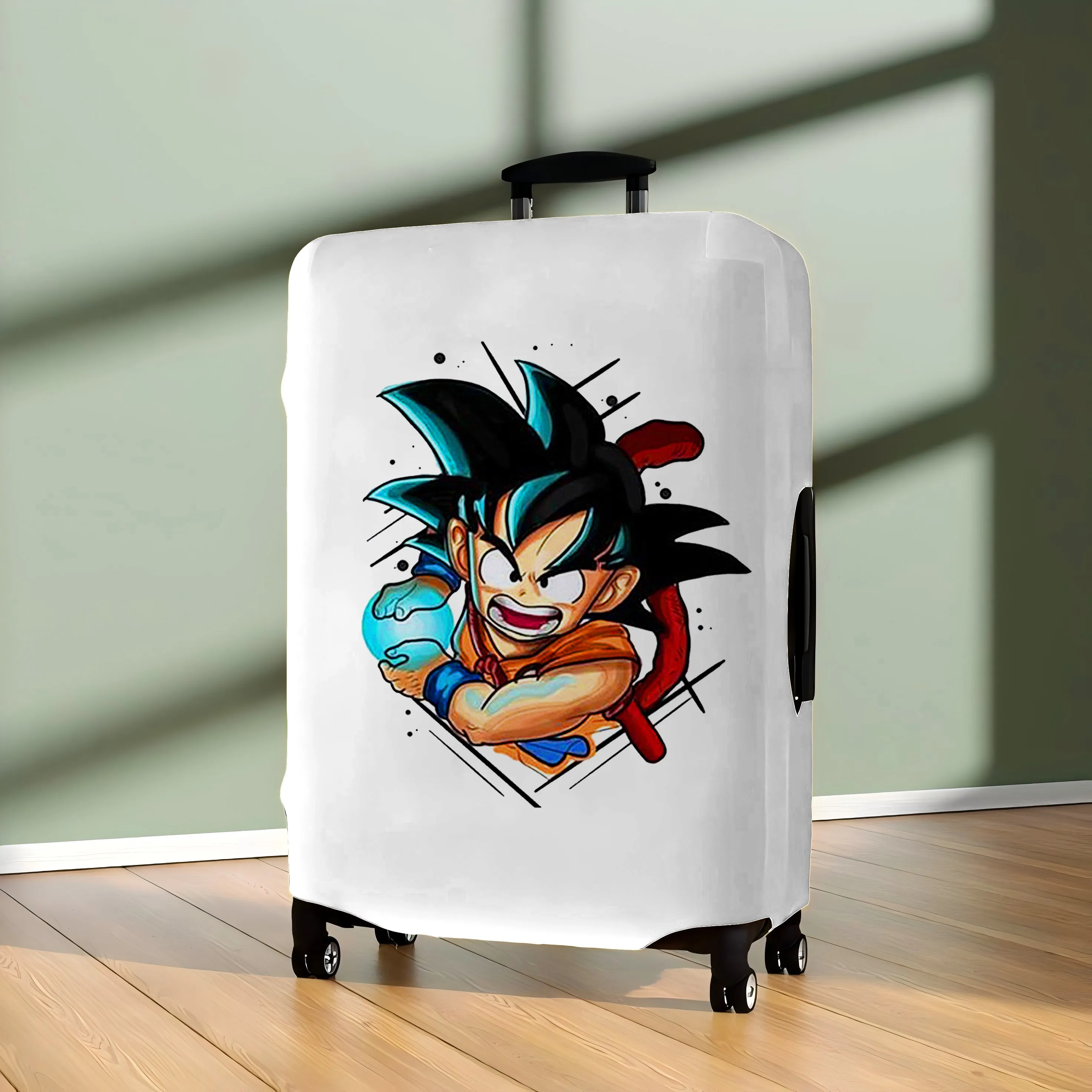 Чехол для багажа Son Goku дорожные аксессуары чехлы сумок хранения Dragon Ball защитного