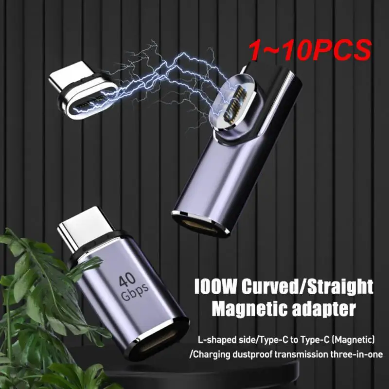 1 ~ 10 шт. PD 100 Вт быстрая зарядка от USB Type-C 40 Гбит/с магнитный конвертер C в Type 24
