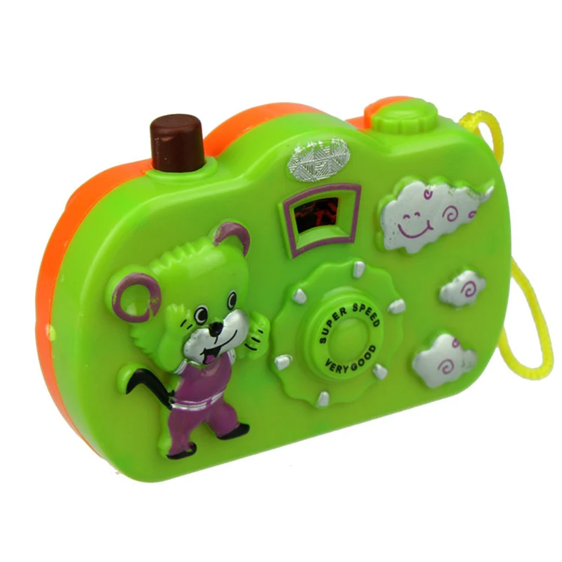 1pc Light Projection Camera Kids Educational Toys for Children Baby Gifts Muilti Animals Random Color No Need To Install Battery