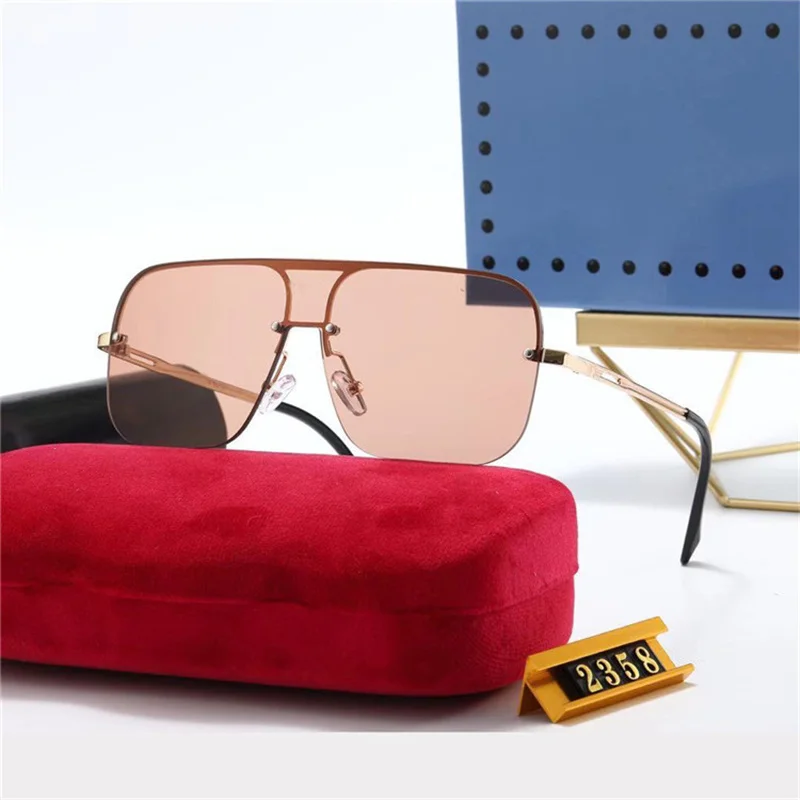 

Солнцезащитные очки с полуободковой оправой для мужчин и женщин, металлические ретро большие квадратные солнечные очки, модная уличная оде...