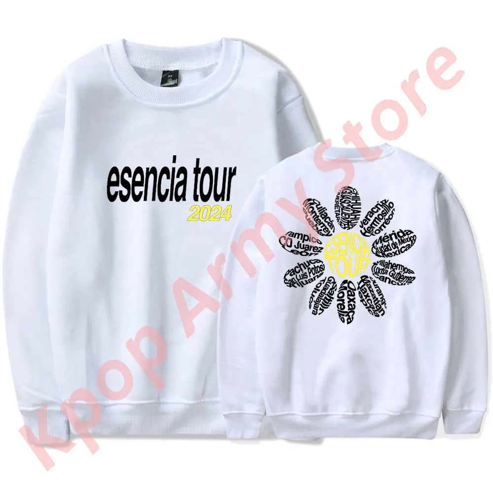 Humbe 2024 Esencia Tour Merch толстовки с круглым вырезом Косплей унисекс модные повседневные