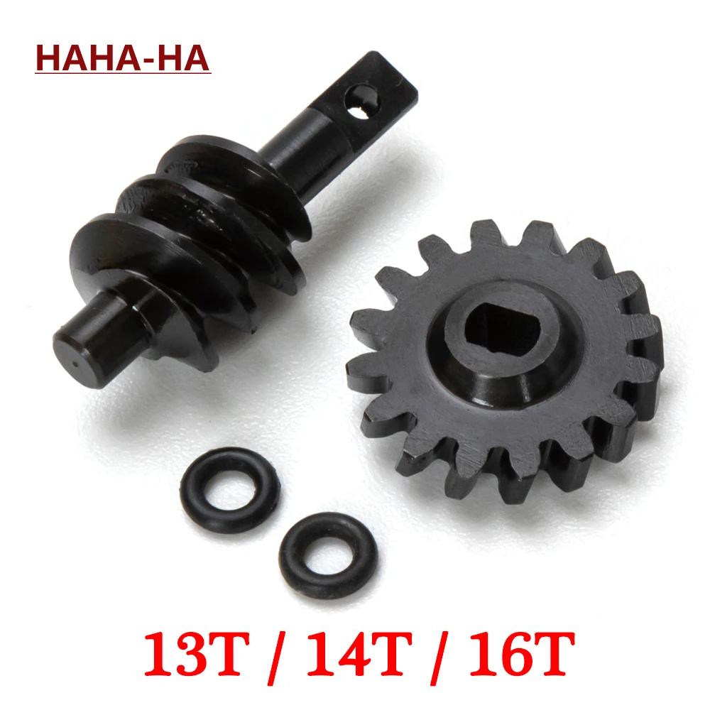 

13T 14T 16T Overdrive Worm Differential Axle Steel Gear for 1/24 RC Crawler Axial SCX24 C10 JLU Gladiator Bronco