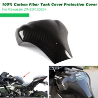 zx 25r motorcycle accessories 100 carbon fiber tank cover protection cover for kawasaki zx 25 zx25r 2020 2021 2022