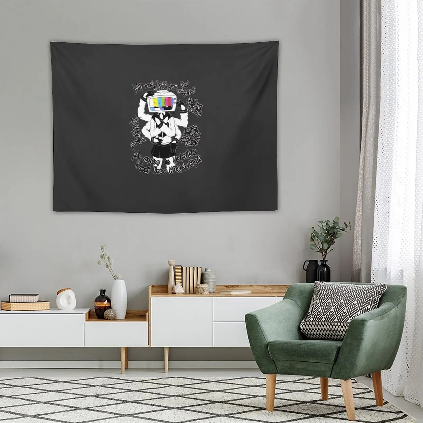 Гобелен Gumi Megpoid Echo украшение для дома милый гобелен декоративная настенная