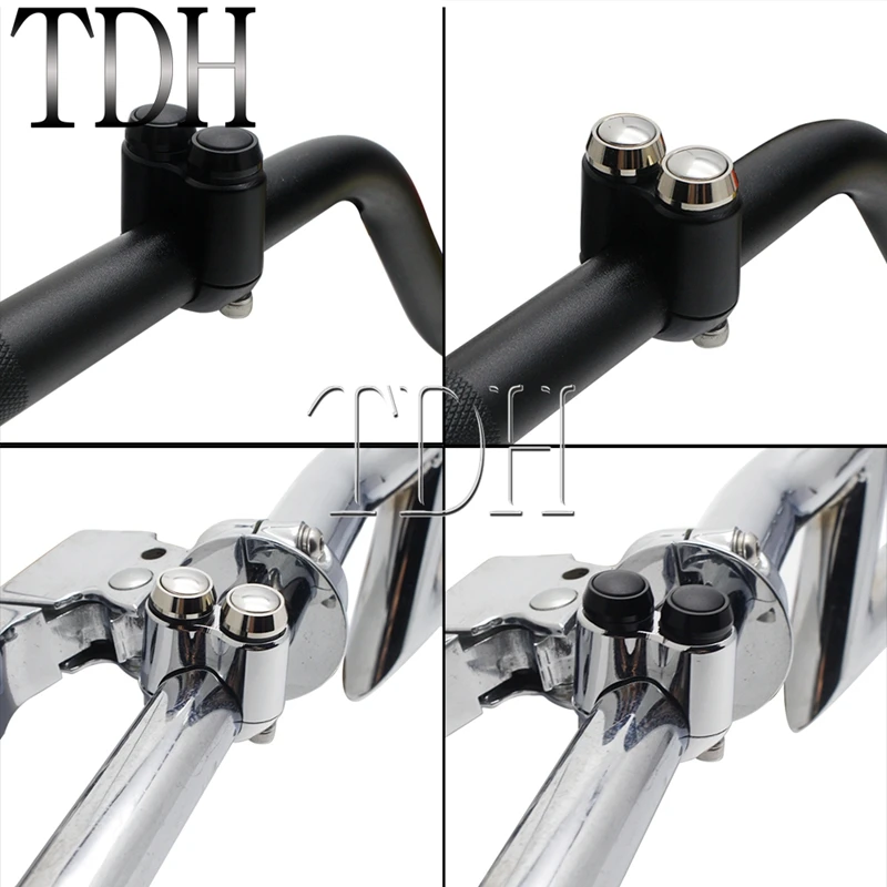 2 шт. переключатели для мотоцикла Cafe Racer кнопки сигнал поворота Пуск руля