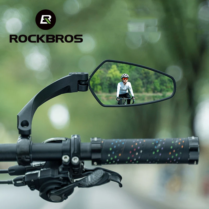 ROCKBROS specchietto per bicicletta manubrio specchietto retrovisore regolabile Wide Range Back Sight riflettore specchietti da ciclismo accessori per bici