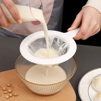 reusable nylon filter mesh strainer spoon super fine colander mesh sieve strainer for honey juice soy milk coffee yogurt filters