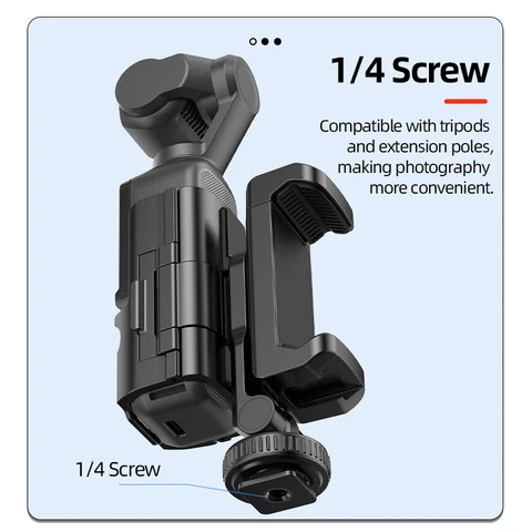 Расширительный Кронштейн для мобильного телефона, портативный телесуфлер для DJI Osmo Pocket 3, расширяющийся держатель для наружной камеры