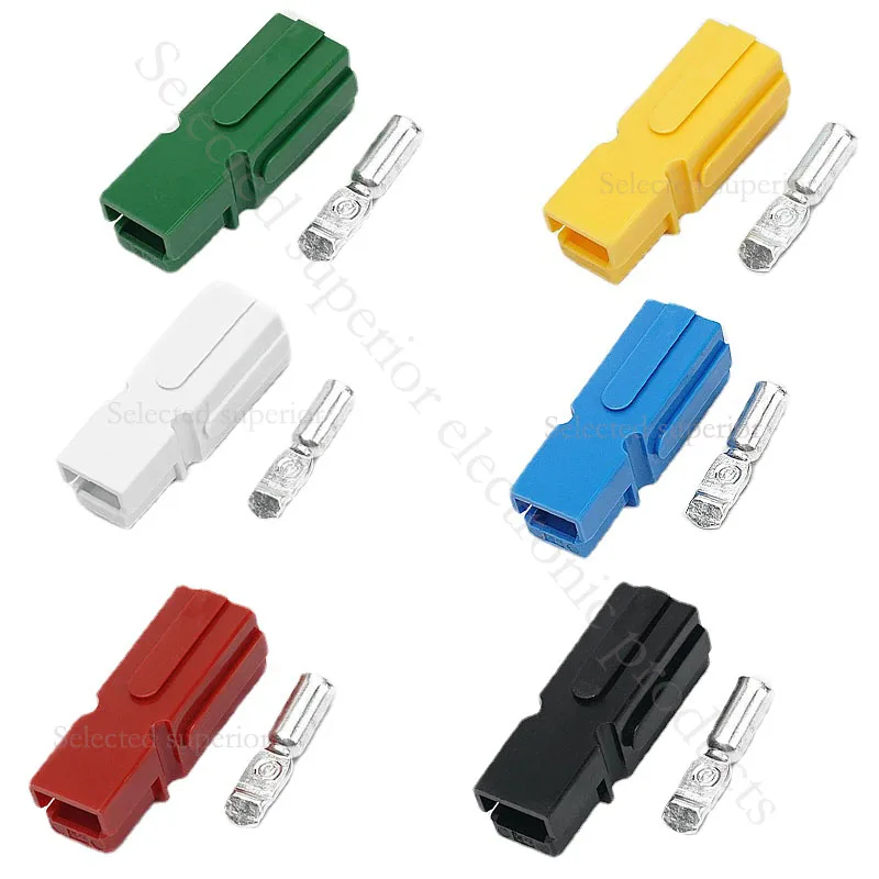 

Single Pole Plug Connector 75A Anderson Connector DC Plug Connector for 6-12AWG Cable Wire Terminal Car Battery Power Connection