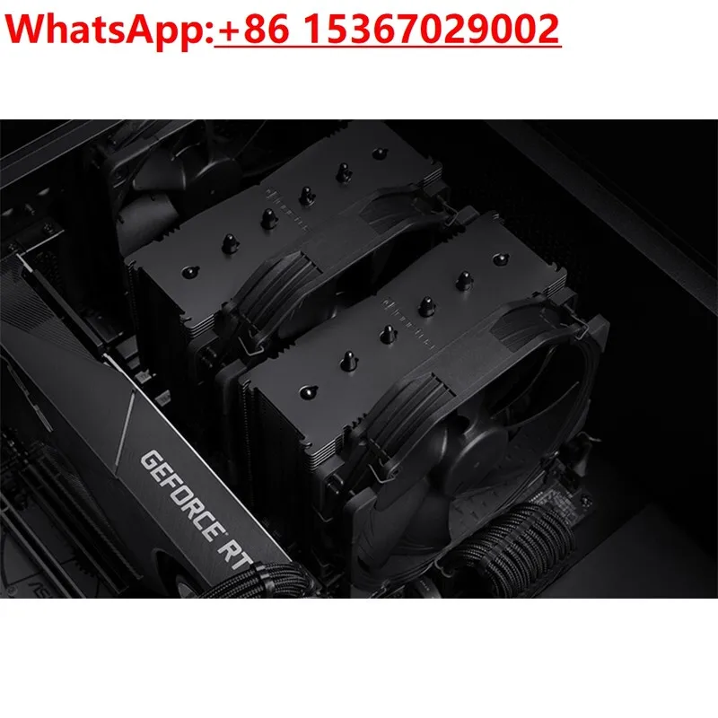 Фото Owl NH-D15 chromax.черная черная версия, вентилятор двойной башни A15, многоплатформный радиатор процессора №5