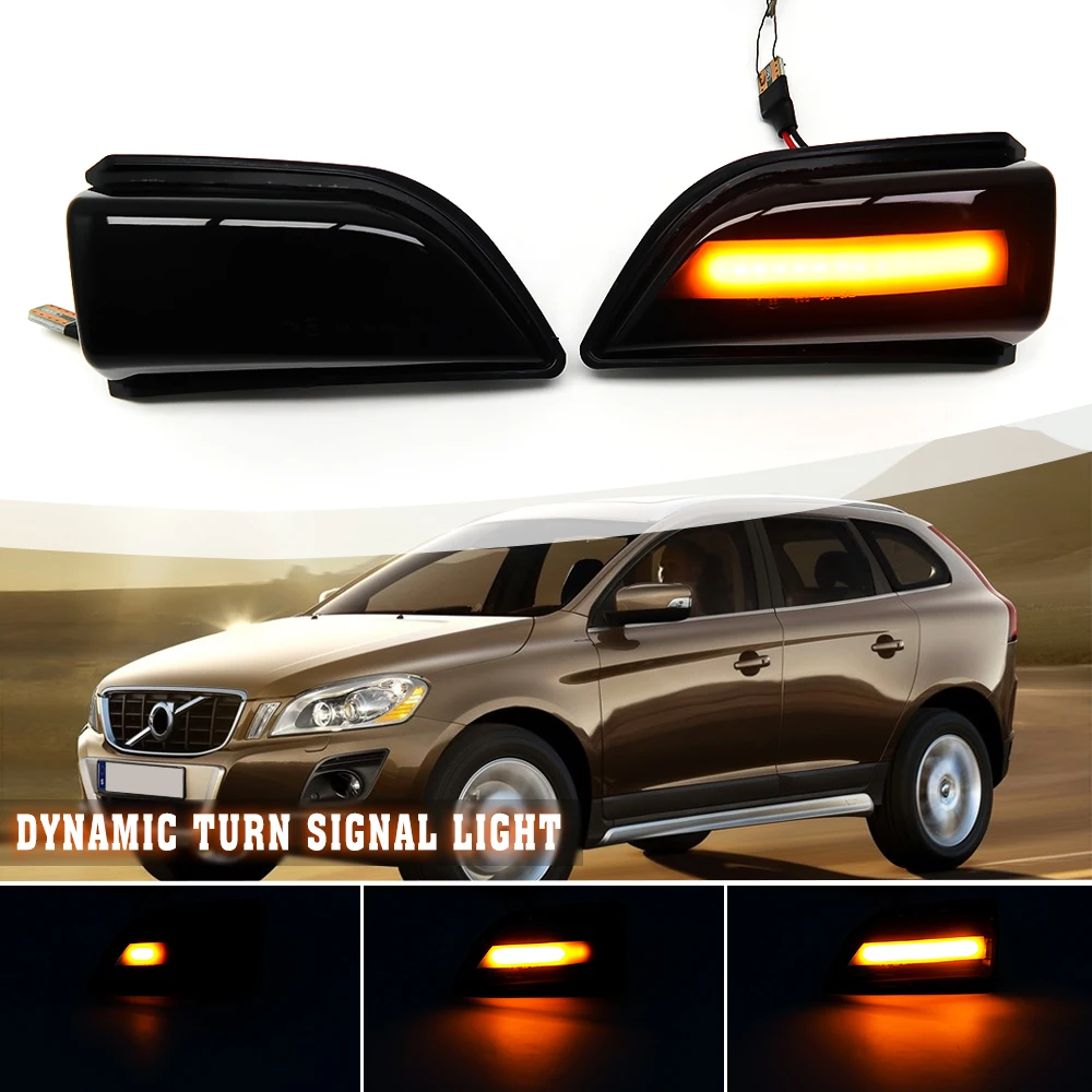 

Светодиодный динамический поворотный сигнал для Volvo XC60 2008-2014