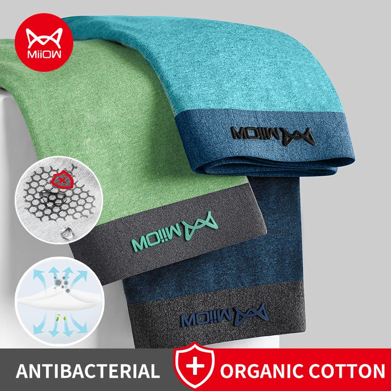 Трусы-боксеры MiiOW мужские хлопковые пикантное нижнее белье антибактериальные