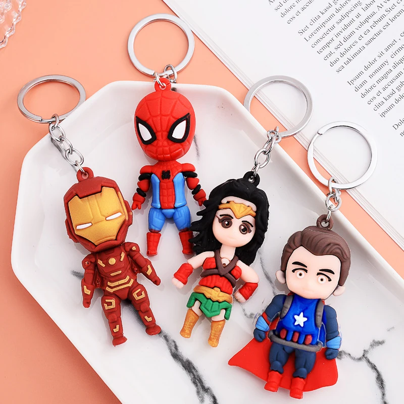 Брелок для ключей мягкая подвеска в виде куклы из мультфильма Disney Марвел