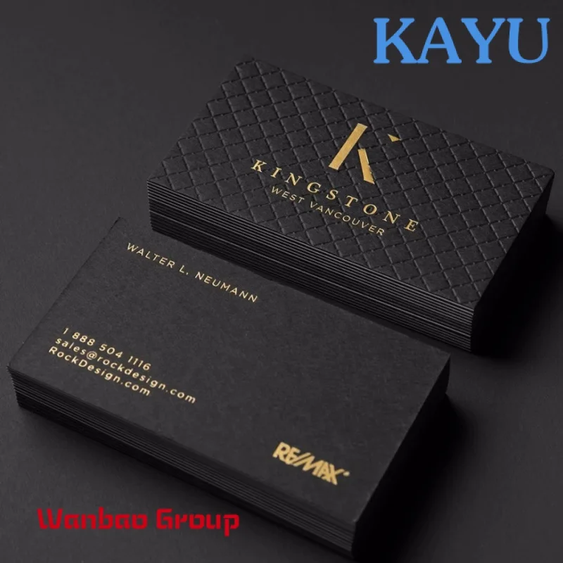 100PCS cheap customized full-color double-sided printing luxury business card