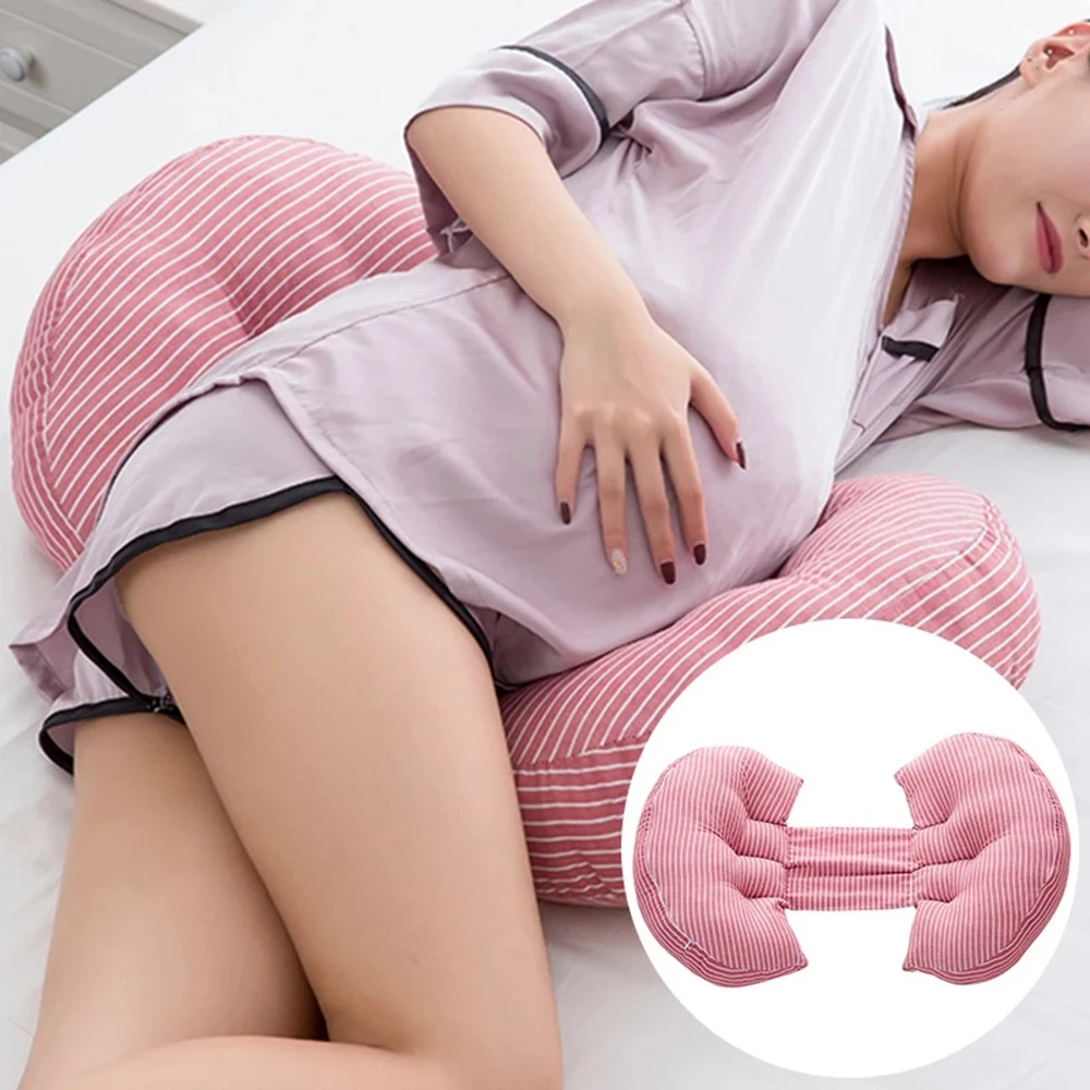 

New Multi-function U Shape Pregnant Women Sleeping Support Pillow Bamboo Fiber Cotton Side Sleepers Pregnancy Body Pillows