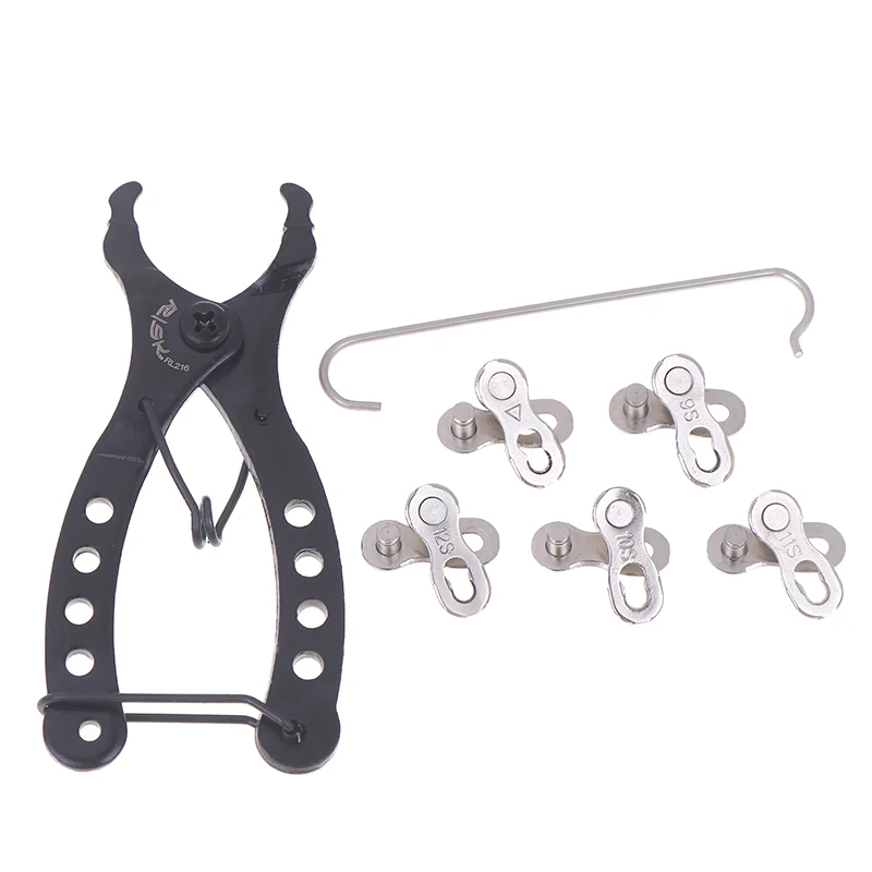 Плоскогубцы + 5 пар звеньев для велосипедной цепи